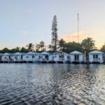 Row of Aqualodges at Treasure Harbor Resort Houseboats Islamorada Florida Keys 4