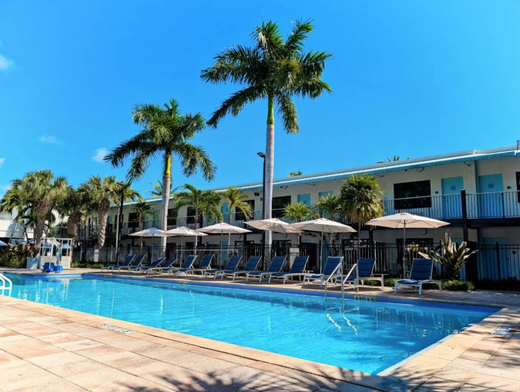 Swimming Pool at Blue Flamingo Resort Key West Florida Keys 1