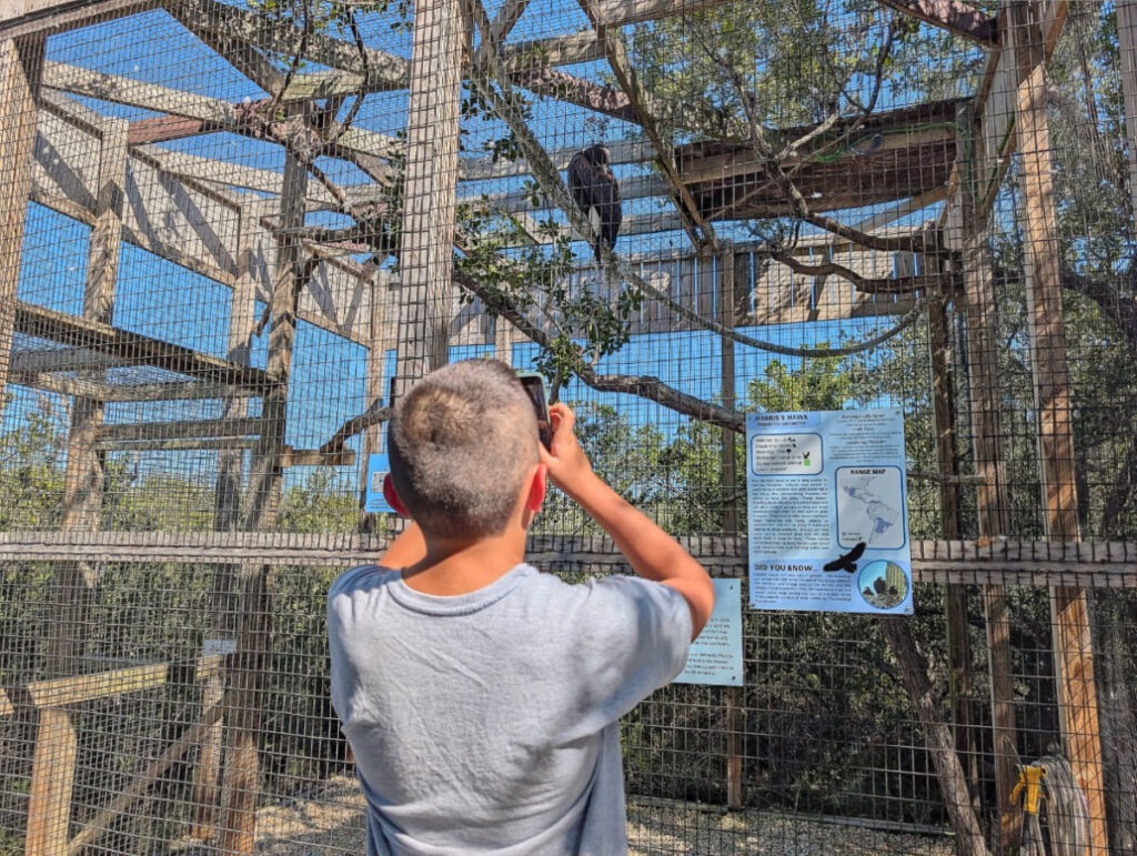 Taylor Family at Florida Keys Wild Bird Center Laura Quinn Wild Bird Sanctuary Key Largo Florida Keys 4