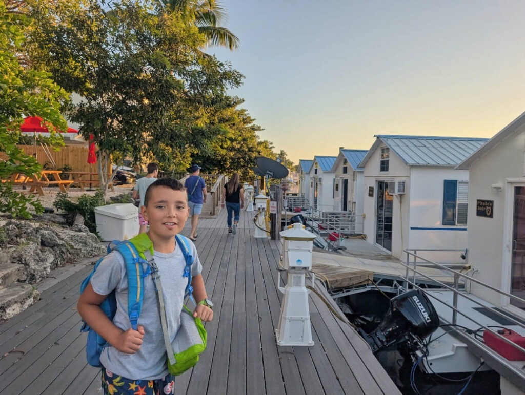 Taylor Family at Treasure Harbor Resort Houseboats Islamorada Florida Keys 4