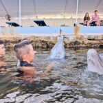 Taylor Family doing Dolphin Swim at Dolphin Life Key Largo Florida Keys 2