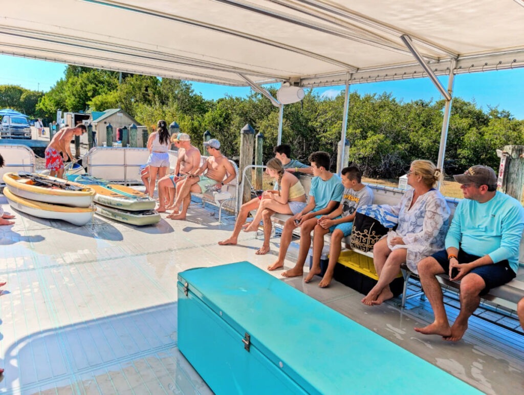 Taylor Family on Sandbar Tour with Marathon Mermaid Cruises Florida Keys 6