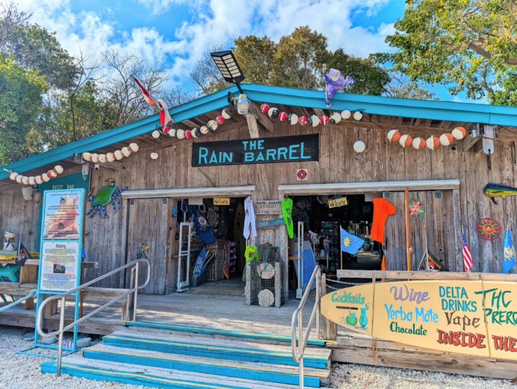 Exterior of Rain Barrel Artist Village of Islamorada Florida Keys 1