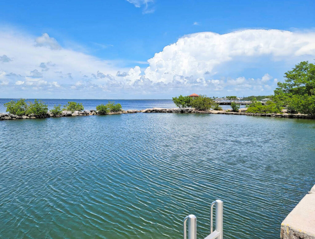 Swimming area at Rowells Beach Park Key Largo Florida Keys 1