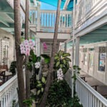 Courtyard garden at Eden House Key West boutique hotel Florida Keys 2