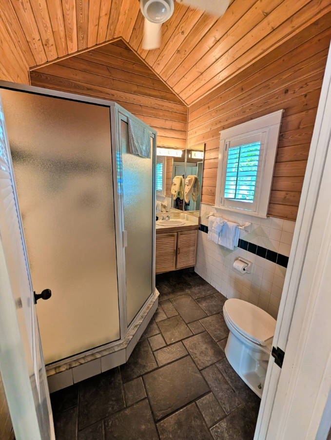 King Suite bathroom at Eden House Key West boutique hotel Florida Keys 1