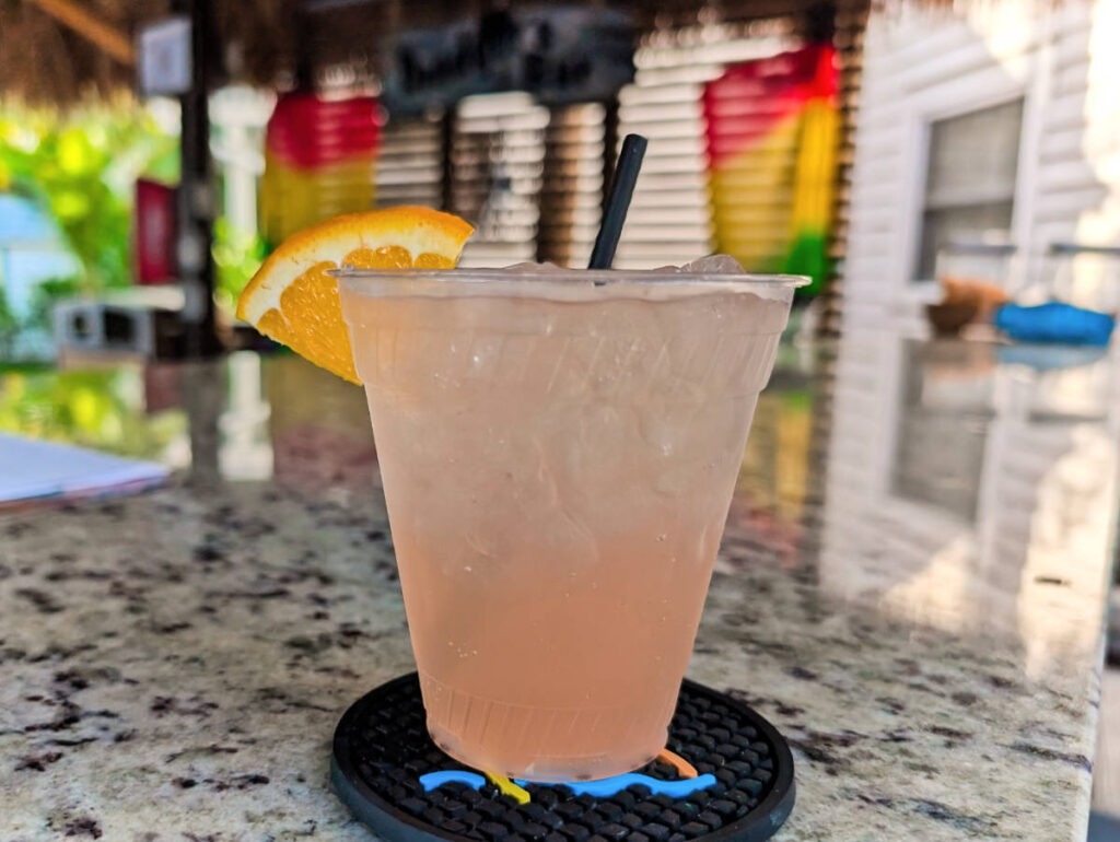 Paloma Cocktail at Dredgers Bar at Eden House Key West boutique hotel Florida Keys 2