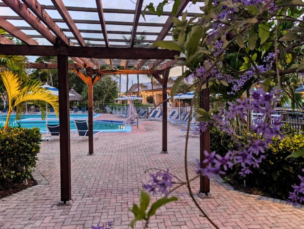 Pool Patio at Marina del Mar Hotel Key Largo Florida Keys 1