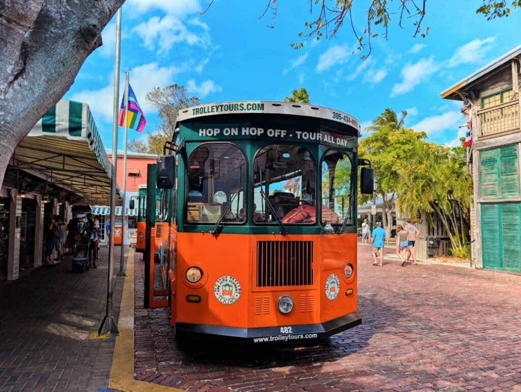 Old Town Trolley Tour in Historic District Key West Florida Keys 6