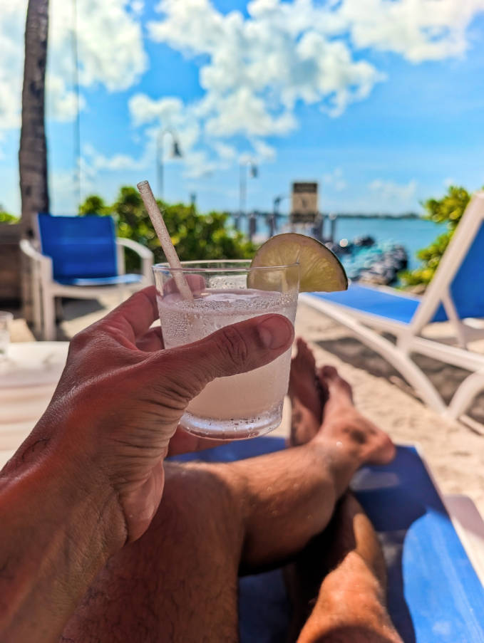 Margarita at Sandy Lounge Area at Hyatt Centric Key West Florida Keys 1