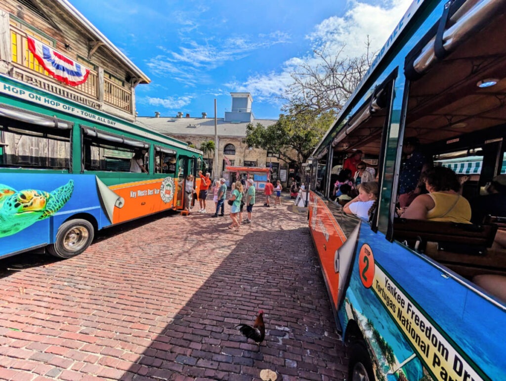 Old Town Trolley Tour in Historic District Key West Florida Keys