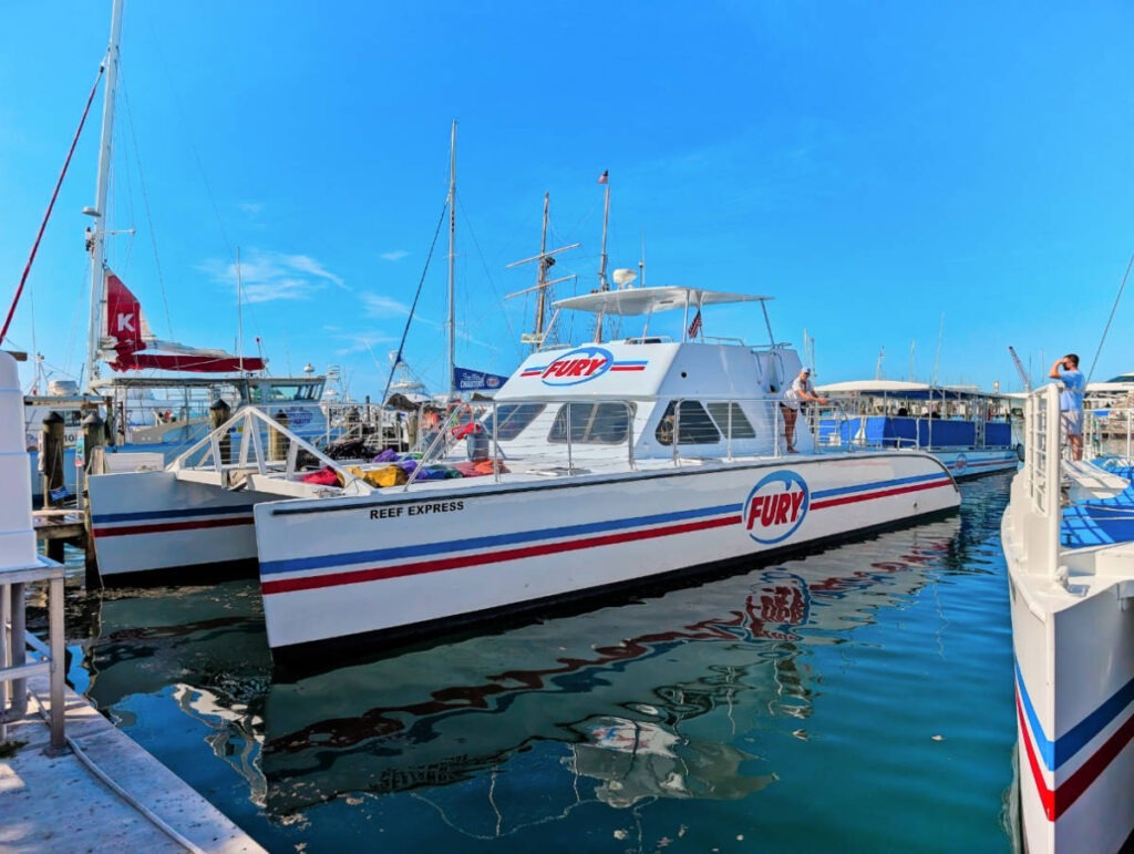 Reef Express Catamaran for Fury Double Dip Snorkel Tour Key West Florida Keys 1