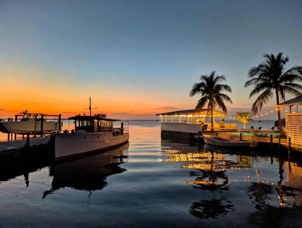 Sunset at Casa Morada Resort on Islamorada Florida Keys 6