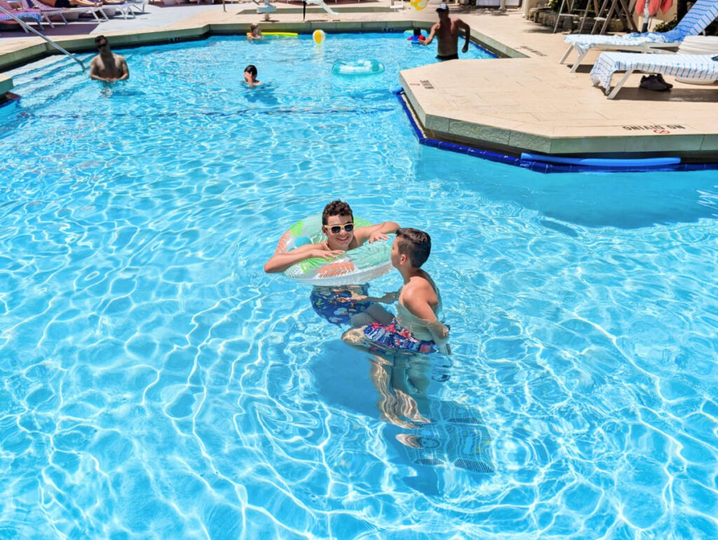 Taylor Family in Swimming Pool at Hyatt Centric Key West Florida Keys 2