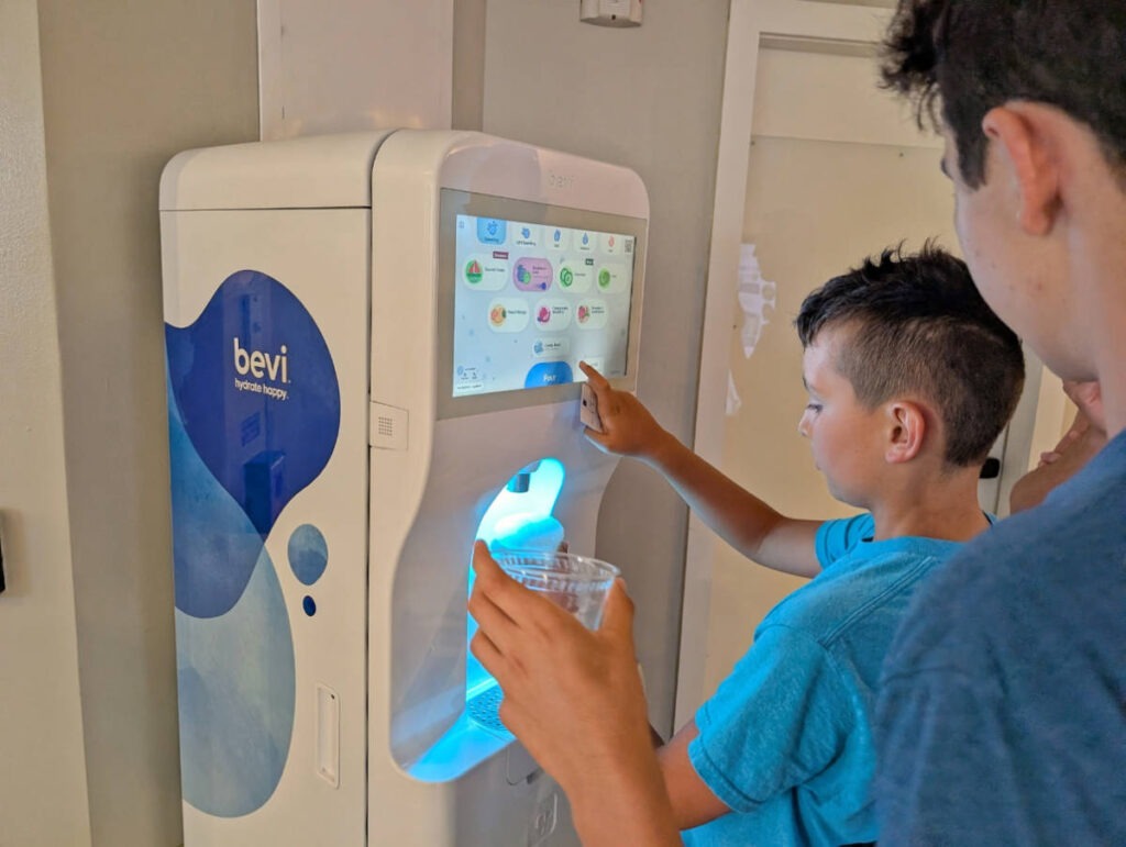 Taylor Family using beverage station at Hyatt Centric Key West Florida Keys 1