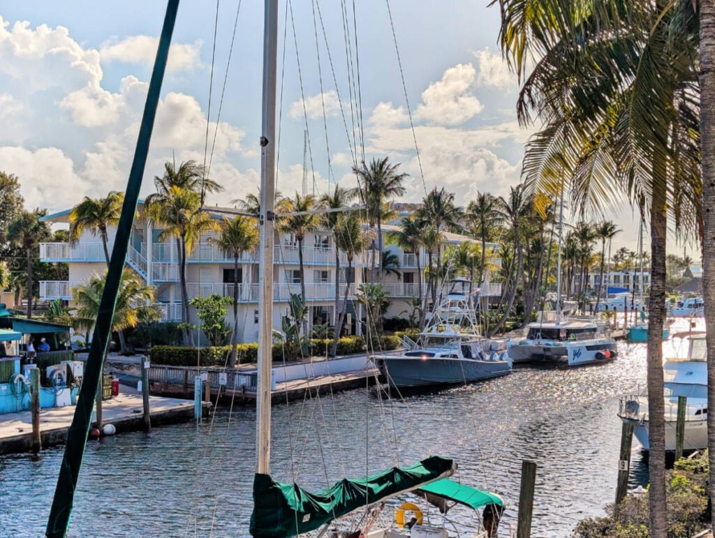 View of Marina del Mar Resort from Waterside Suites Key Largo Florida Keys 1
