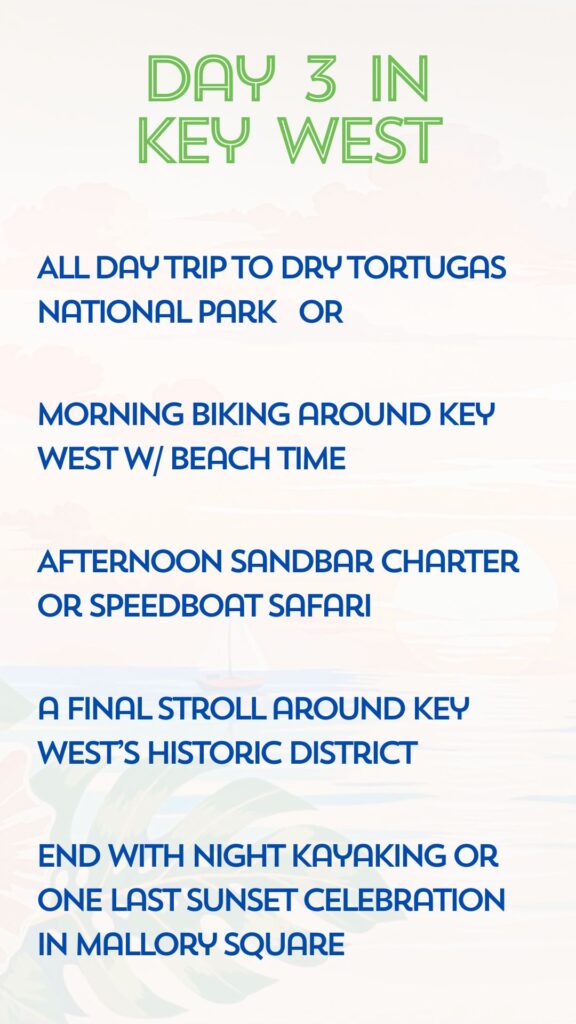 Key West Itineraries (2)