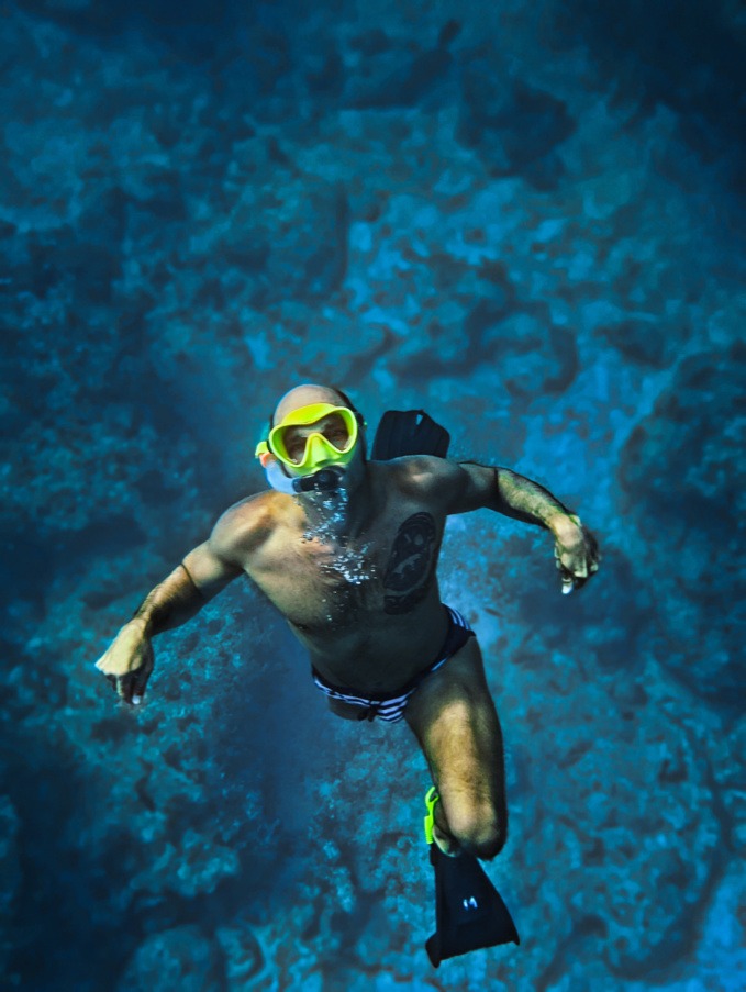 Rob Taylor Free Diving with Horizon Divers Key Largo Florida Keys