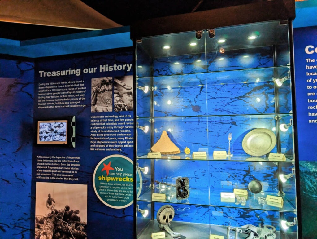 Shipwreck Artifacts Exhibit at Florida Keys Eco Discovery Center Key West