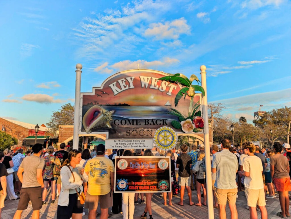 Sunset Celebration on Duval Street Pier Mallory Square Key West Florida Keys