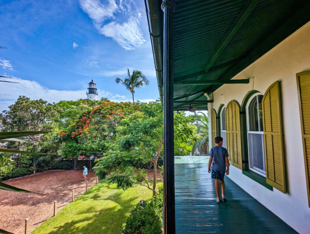 Taylor Family at Hemmingway House Key West Florida Keys