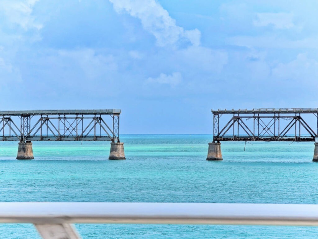 Old Bahia Honda Bridge midspan Lower Florida Keys