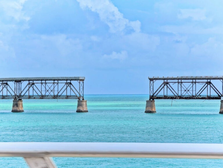 Old Bahia Honda Bridge midspan Lower Florida Keys
