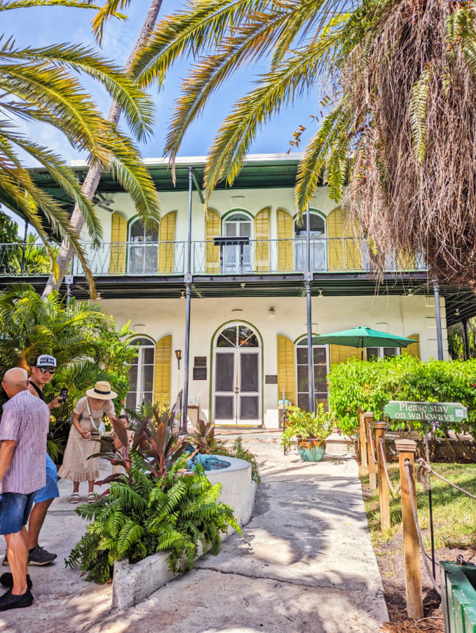Entrance to Hemmingway House Key West Florida Keys