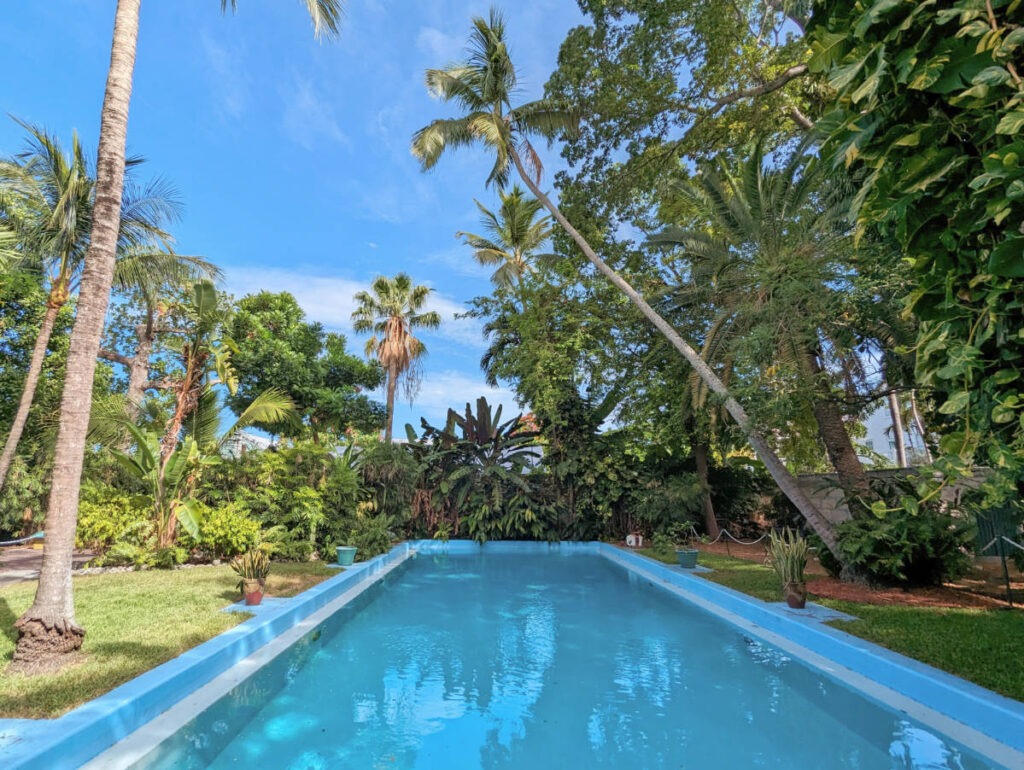 First Swiming Pool at Hemingway Home and Museum Key West Florida Keys