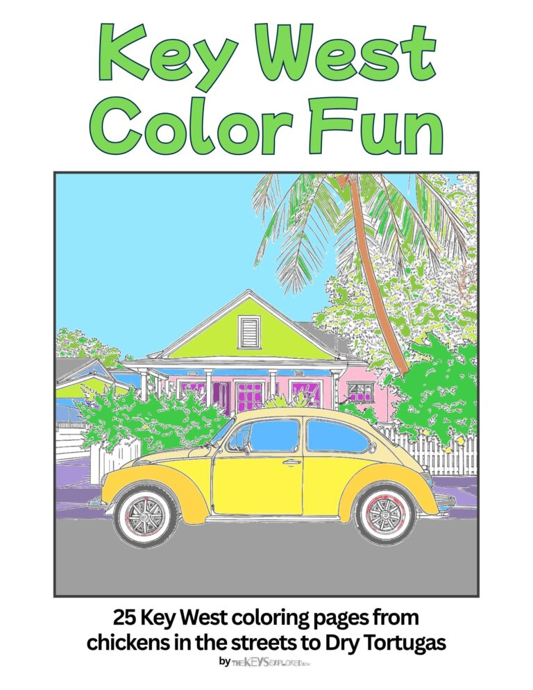 Key West Coloring Book cover